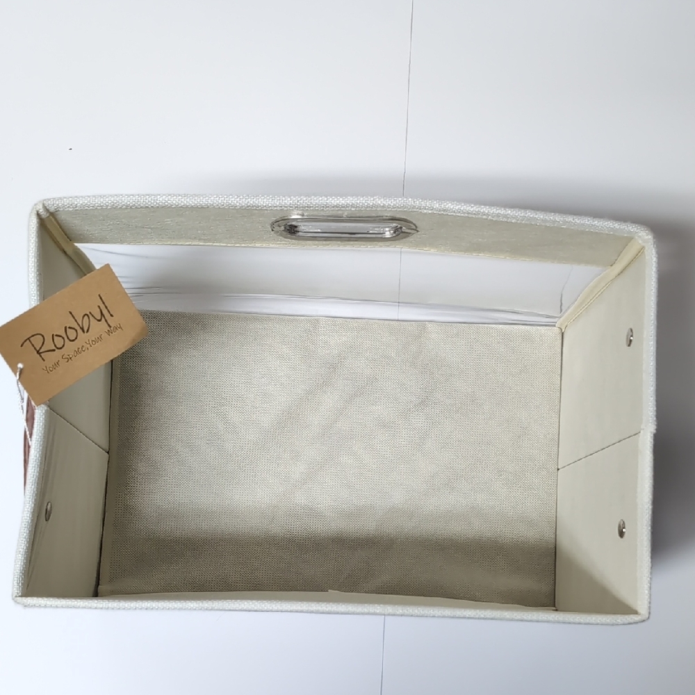 Robyn Storage Bin in Cream